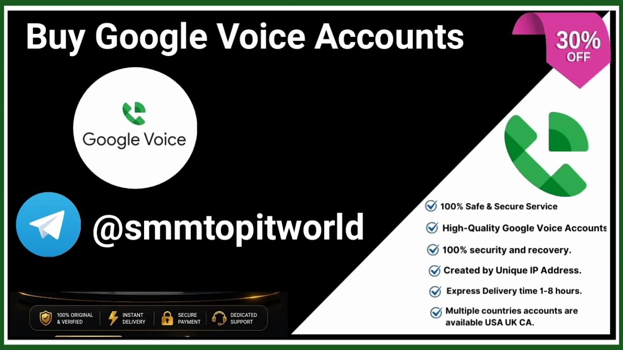 Buy Google Voice Accounts | Best Platforms to B...