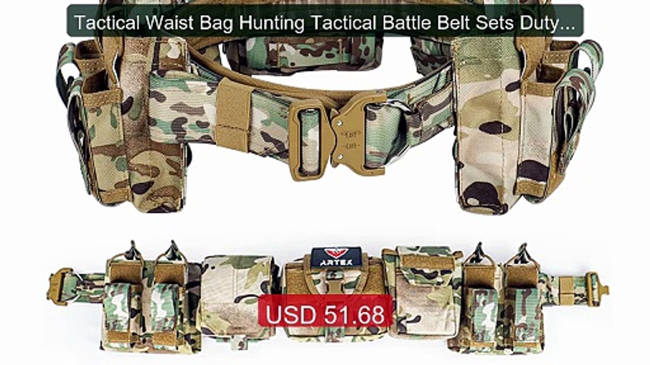Tactical Waist Bag Hunting Tactical Battle Belt Sets Duty Belts Law... -- Top Rated 2026 | Buy Now!