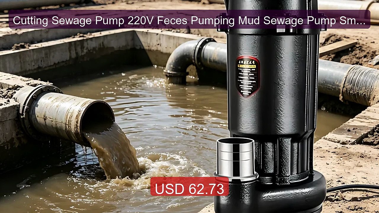 Cutting Sewage Pump 220V Feces Pumping Mud Sewage Pump Smal... -- Top Pick 2026 | Unbeatable Price!