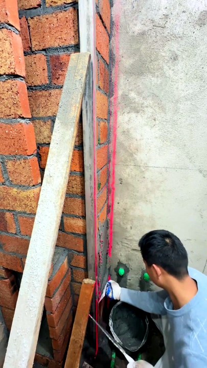 Laser-Level Perfect! The Secret to a Flawless Square Column Plastering