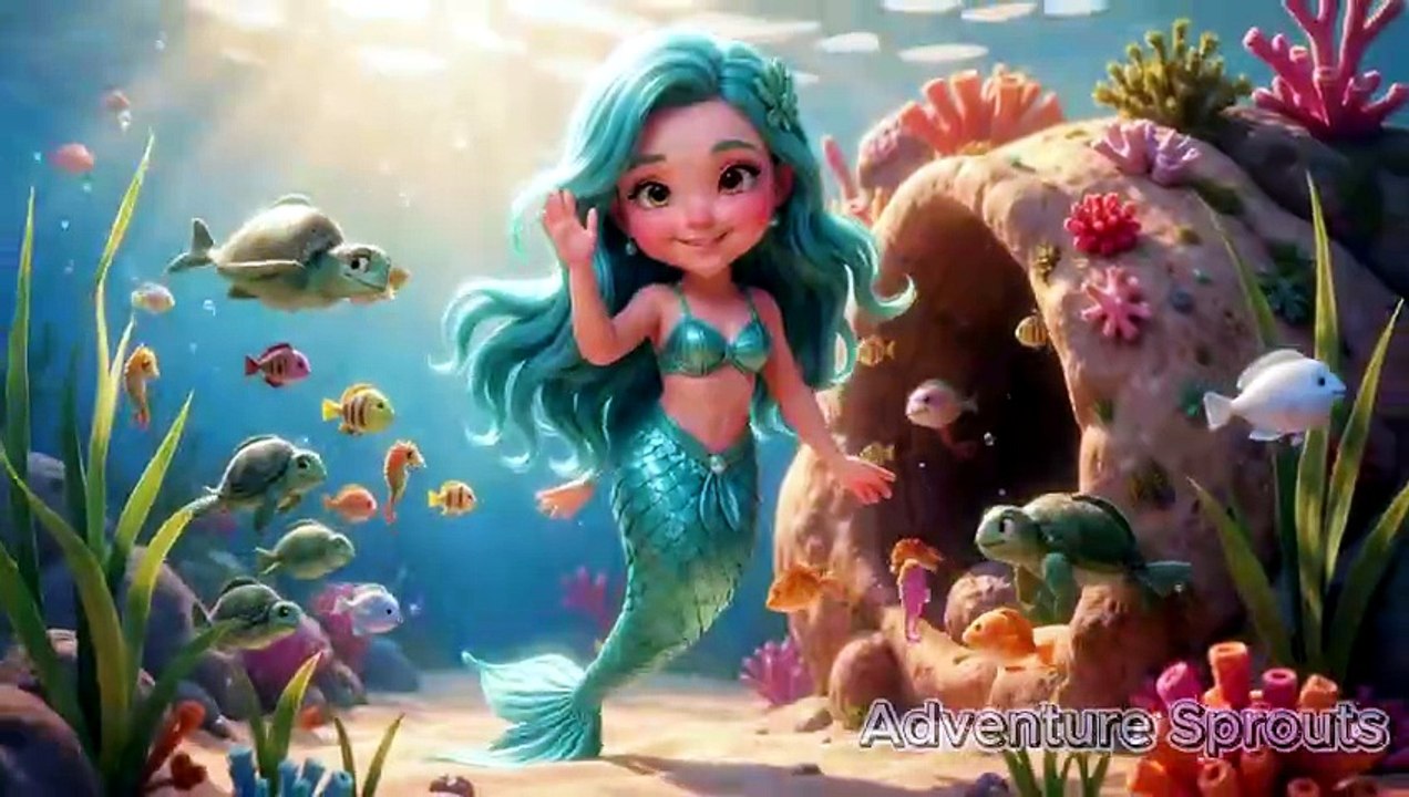 🧜‍♀️🎵 The Mermaid's Tiny Garden | Kids Musical Story 🌊🌸