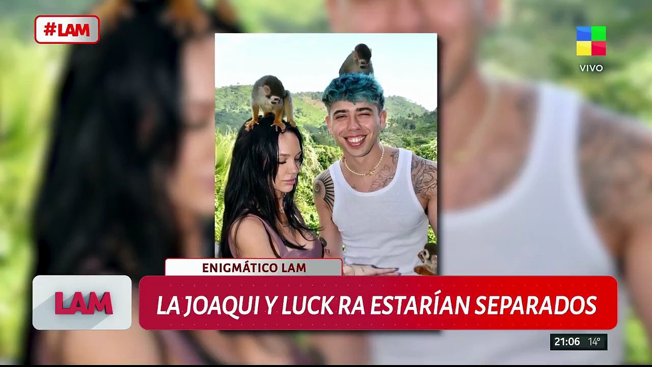 Aseguran que La Joaqui y Luck Ra atraviesan una fuerte crisis de pareja
