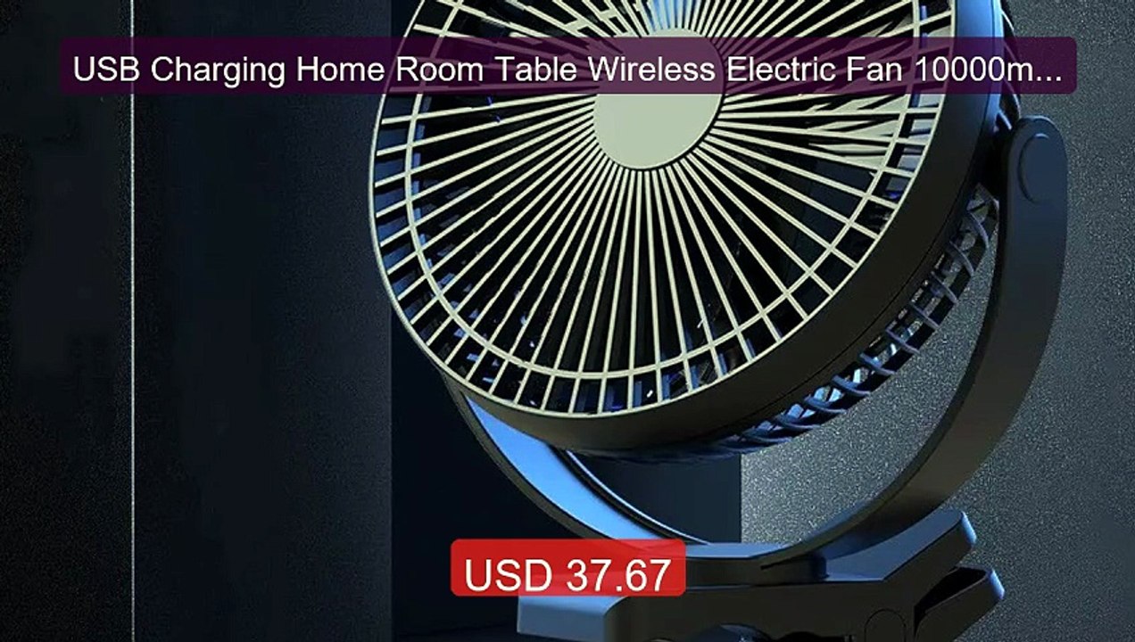 USB Charging Home Room Table Wireless Electric Fan 10000mAh Battery... -- Top Rated 2026 | Buy Now!