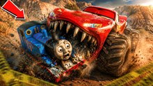 ¡McQueen va a devorar a Thomas en GTA 5!