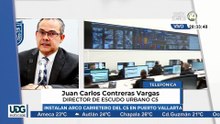 Instalan arco carretero del C5 en Puerto Vallarta