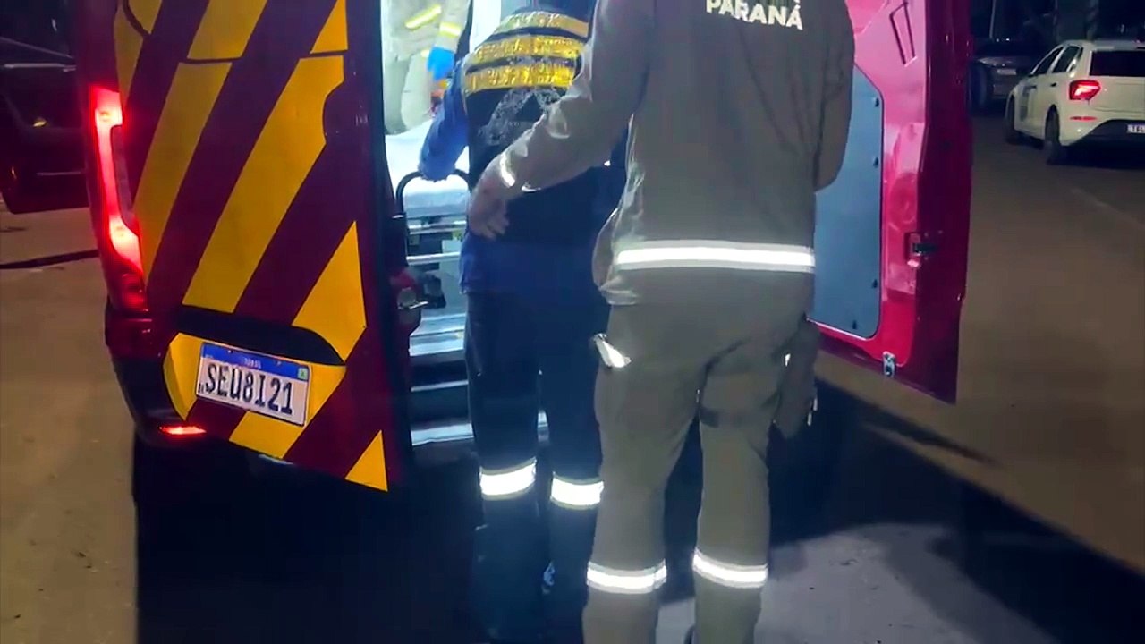 Motociclista derrapa na via e fica ferido no Loteamento EcoPark, no Morumbi