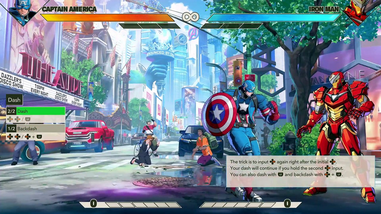 MARVEL Tōkon_ Fighting Souls Tutorial Practice