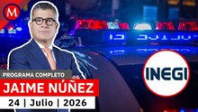 El 59.8% de la población percibe inseguridad, según el INEGI | Jaime Núñez, 24 de julio de 2026