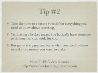 Beginner Stock Investing