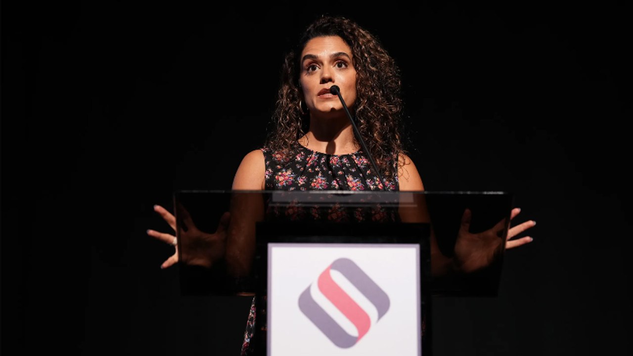 'The Pitt' Star Sepideh Moafi Speaks Onstage at the Social Impact Summit | THR Video