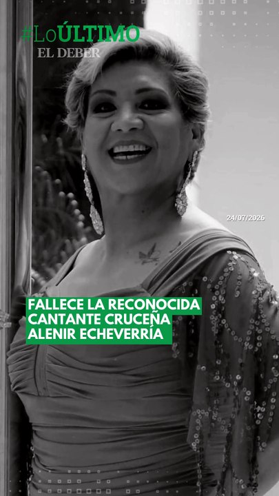 Fallece la reconocida cantante cruceña Alenir Echeverría