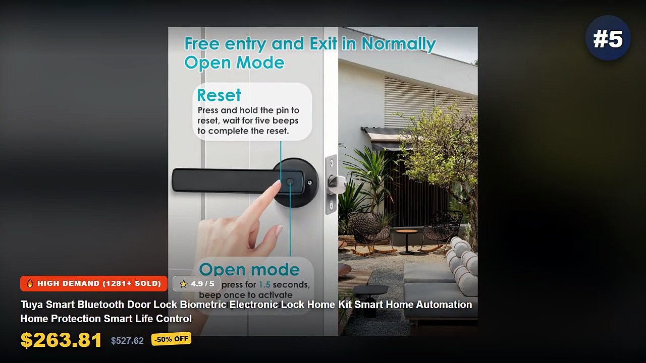 Don't Buy Smart Door Lock Before Watching This! - Tuya Smart Bluetooth Door Lock Biometric Electronic Lock Home Kit Smar...