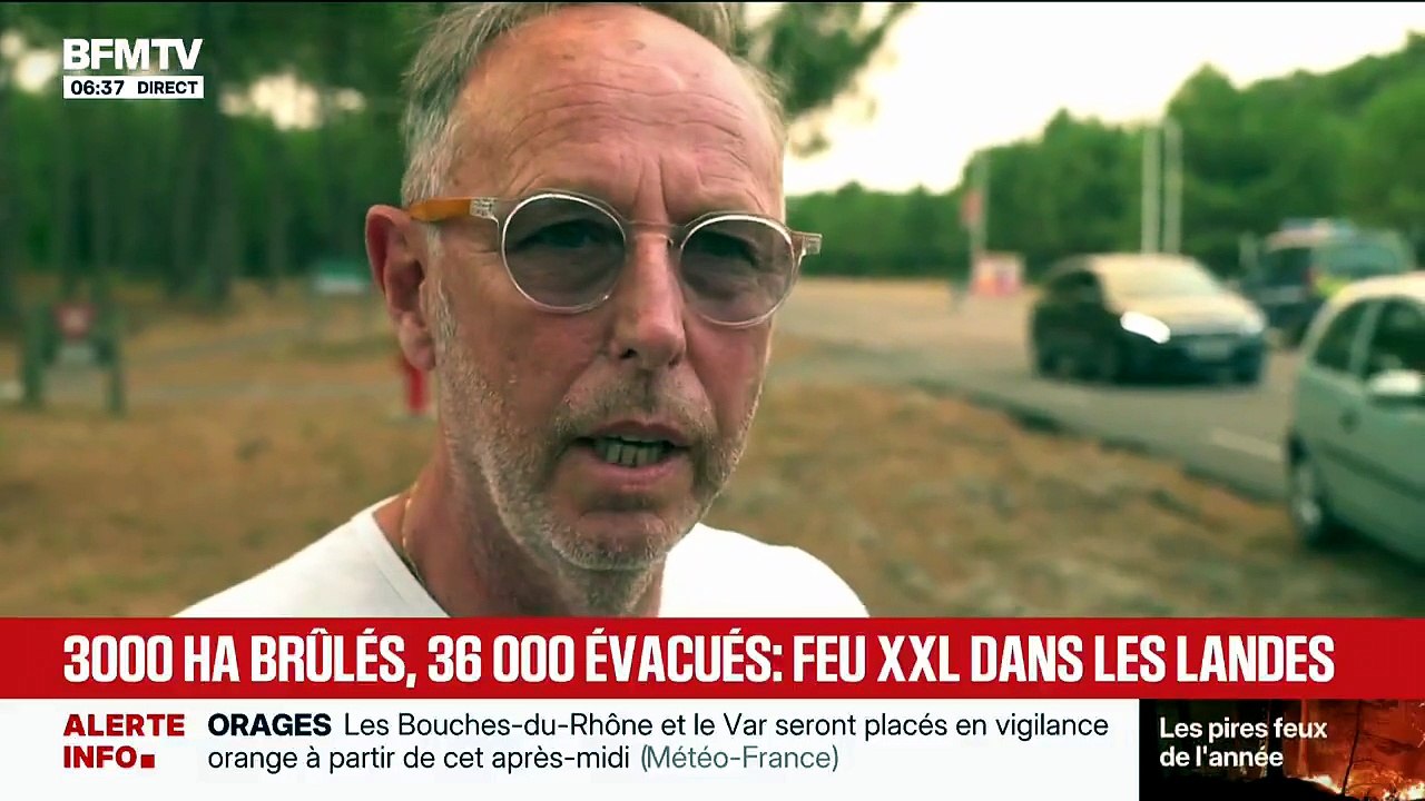 Incendie dans les Landes  3.000 hectares brûlés et 31.000 évacués