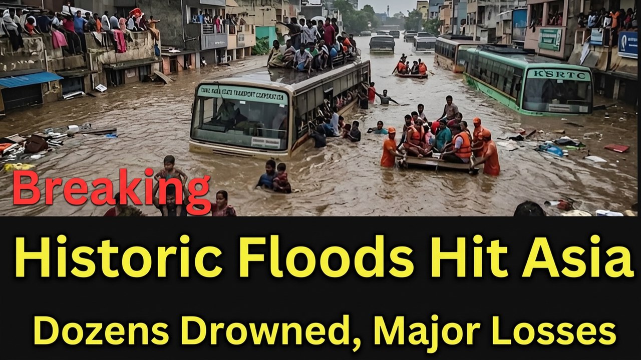 Breaking: Historic Floods Hit Asia—Floodwaters Engulf People and Major Losses Reported