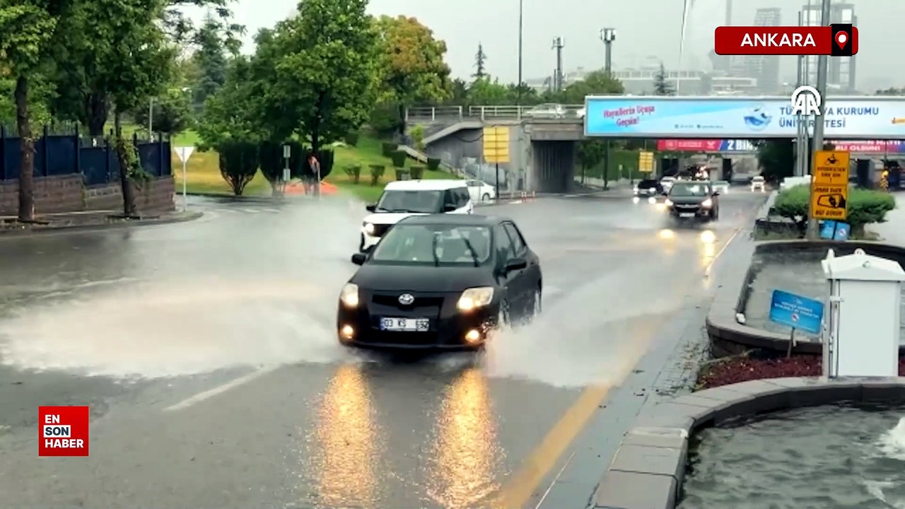 Başkentte sağanak etkili oluyor