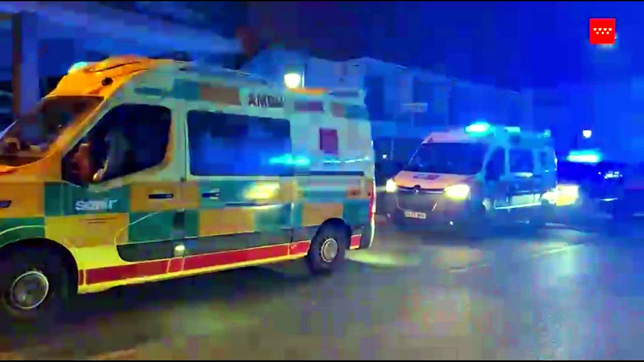 Los tres fuegos de Madrid se fusionan en un gran incendio sin control