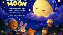🌙✨ The Sleepy Moon | Bedtime Song for Kids | Adventure Sprouts 💤🎵