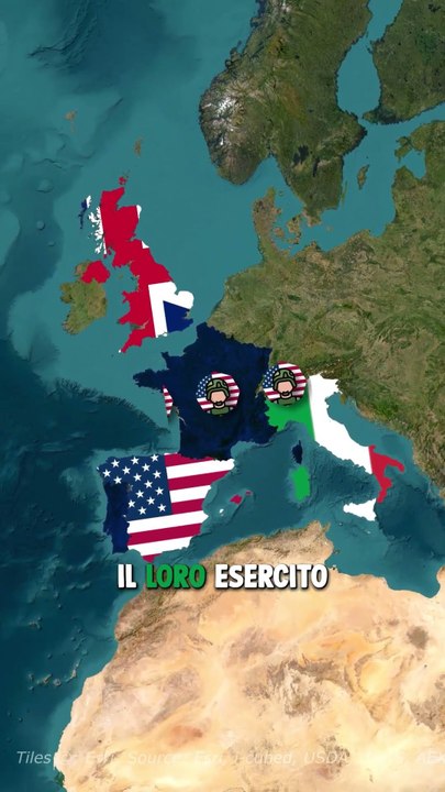 E se gli Stati Uniti e la Spagna si scambiassero di posto?!?