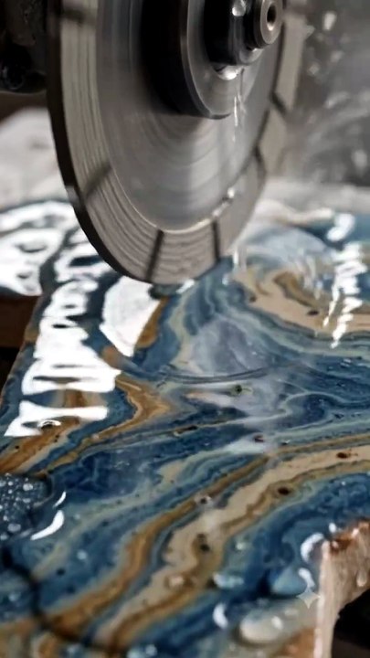 Ceramic Tile Polished by Grinder ASMR | Satisfying Surface Grinding in 4K | Original Sound