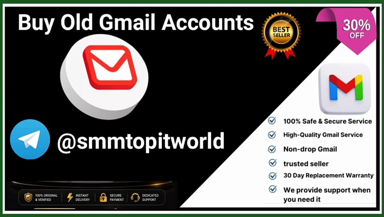 Buy Old Gmail Accounts | Best Site to Buy Aged Gmail Accounts – Verified, 2FA-Enabled, Secure & Trusted