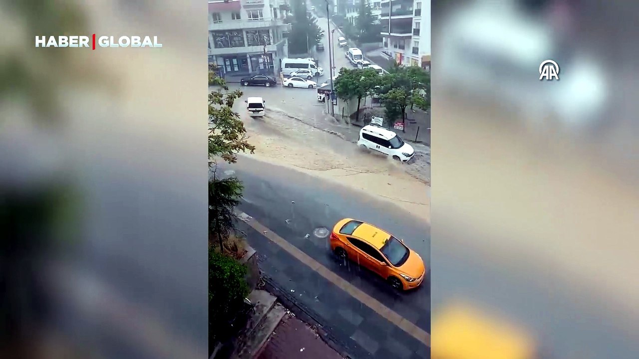 Ankara'da yollar göle döndü