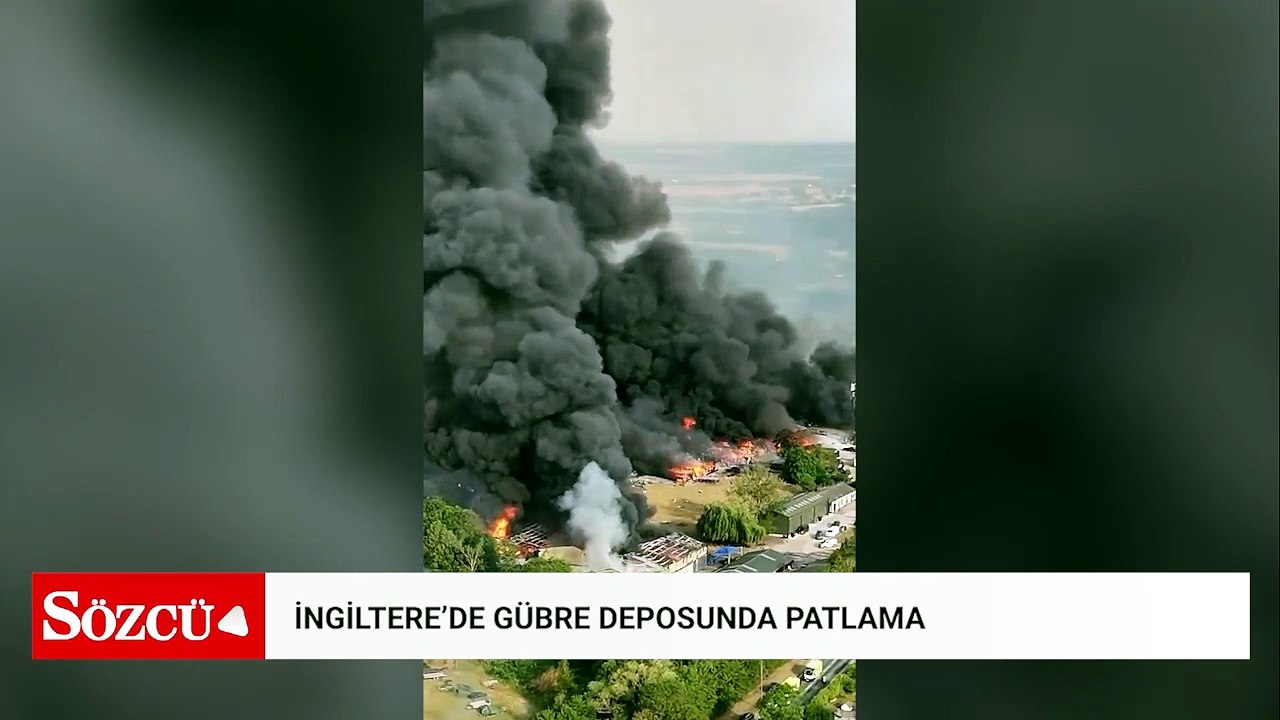 İngiltere'de gübre deposunda patlama yaşandı
