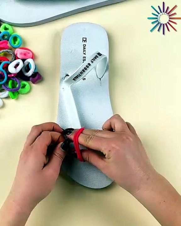 Turning flip-flops into fashion 💅👡