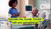 TALKING TO A NURSE IN THE HOSPITAL 🏥 Easy English Conversation #shorts