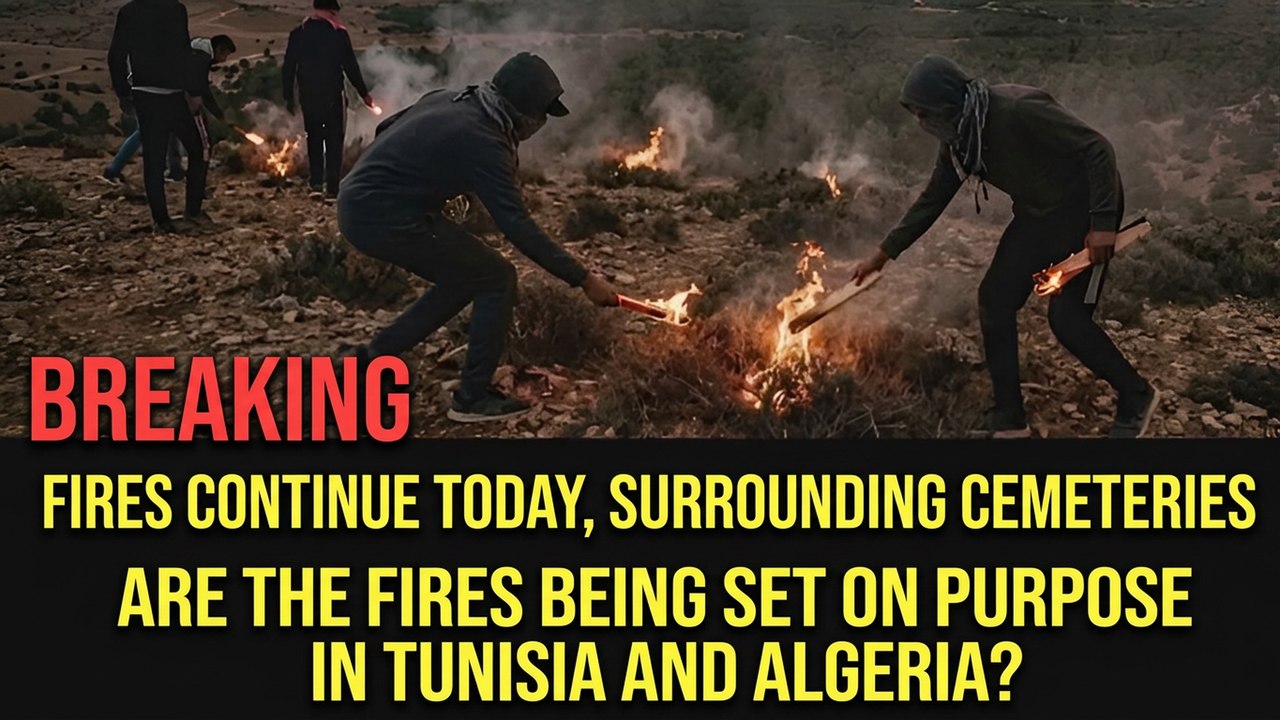 Breaking: Massive Fires Threaten Cemeteries in Algeria, Spread to Parts of Tunisia