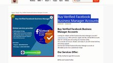 Buy Verified Facebook Business Manager Accounts (PVA & Aged) USA, UK, CA – Fast Delivery 2026