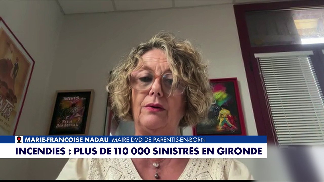 La maire de Parentis-en-Born raconte l'évacuation des habitants après les incendies en Gironde