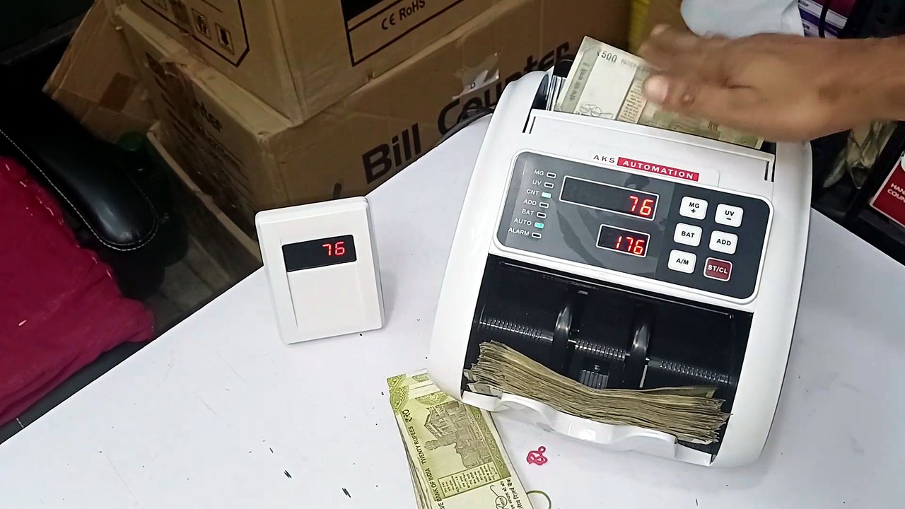 Best Low-Cost Note Counting Machine Dealer & Supplier Dhule | Aks Automation Delhi