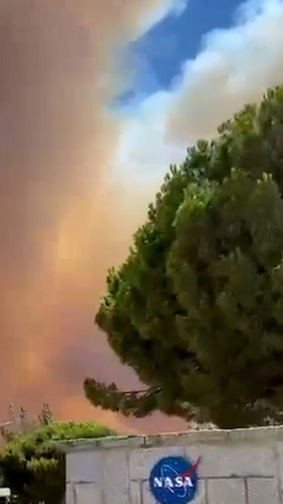 Evacuada la base de la NASA en Robledo de Chavela por un incendio