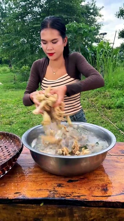 Cooking yummy chicken feet boil recipe #FoodTok...