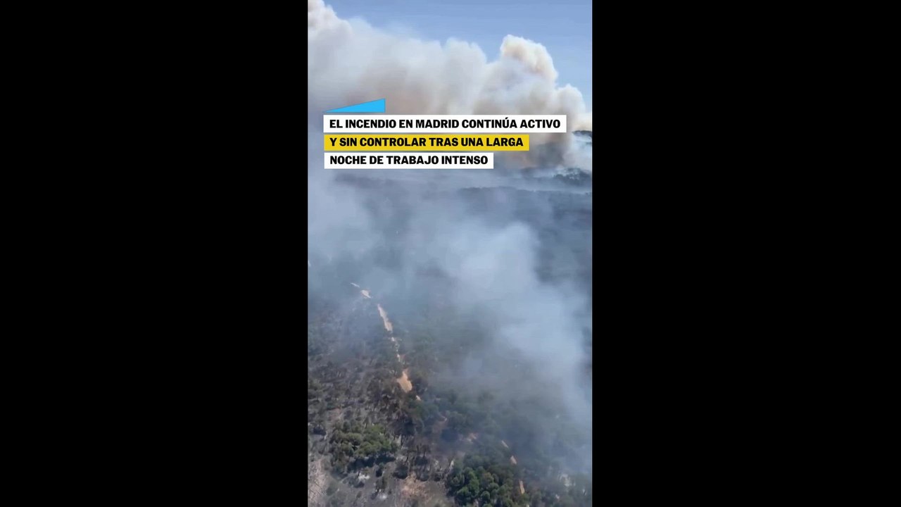 Así ha sido la noche de incendios en la Comunidad de Madrid