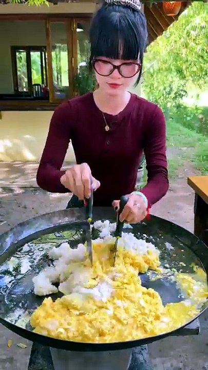 Cooking yummy fry rice recipe #FoodTok #EasyRecipe #foodtokusa #ASMRCooking