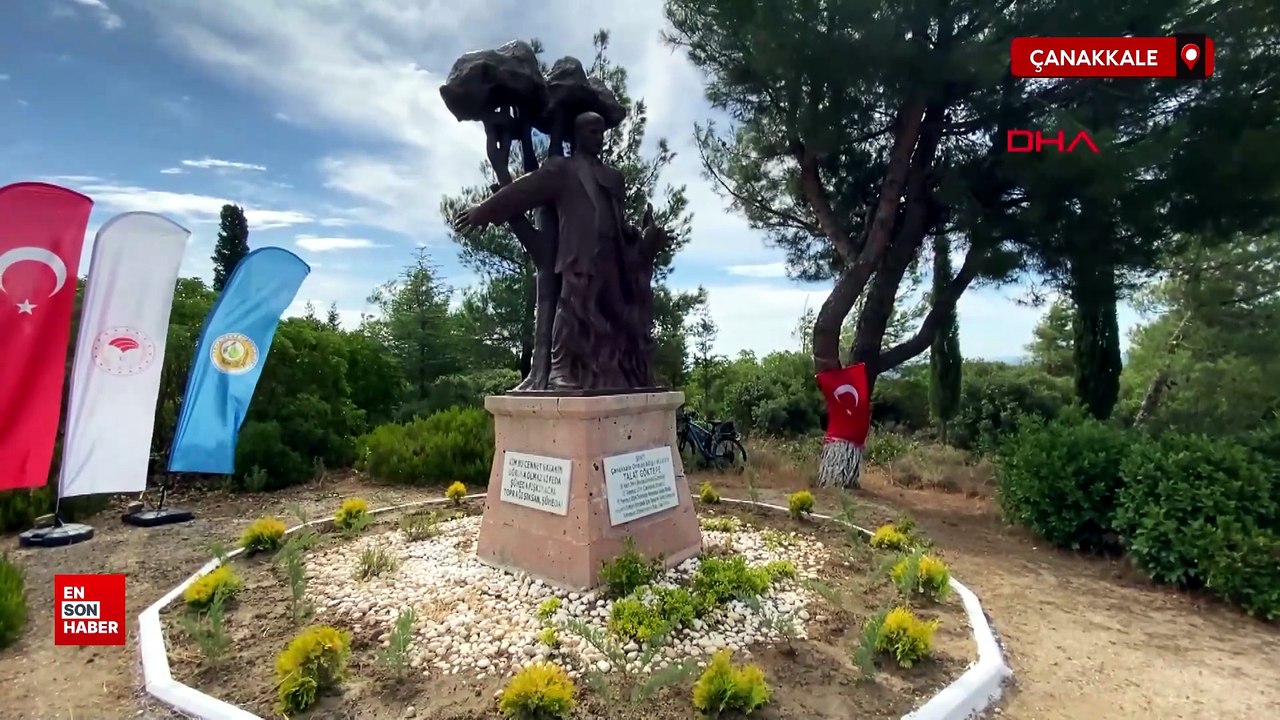 Çanakkale'de orman yangınında şehit olan bölge müdürü törenle anıldı