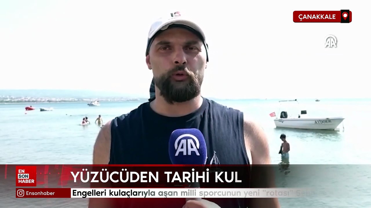 Engelleri kulaçlarıyla aşan milli sporcunun yeni "rotası" Şehitler Abidesi