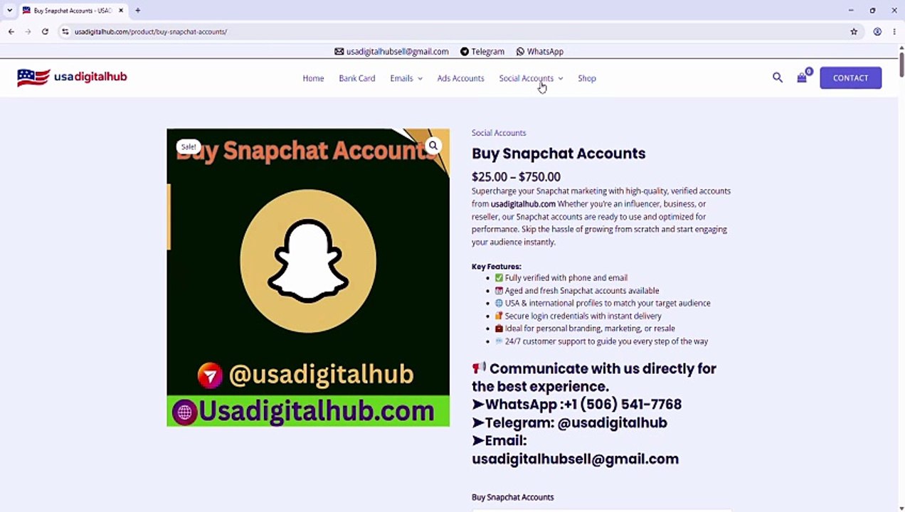 Best 10 Places to Buy Snapchat Accounts Securely Online ...
