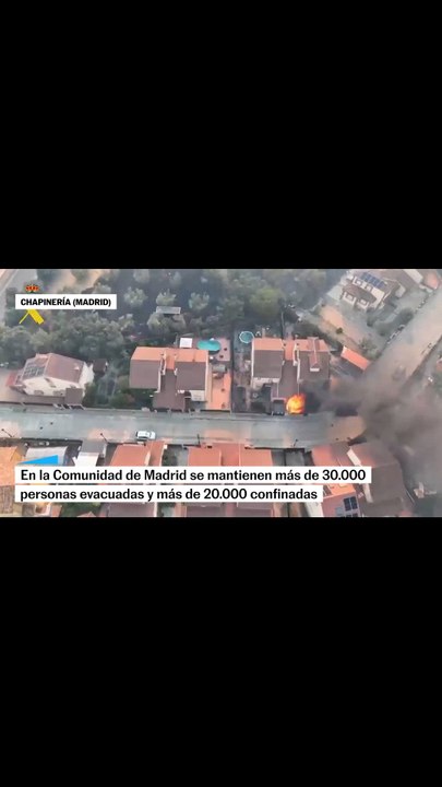 Las últimas imágenes de los incendios en Madrid y Ávila