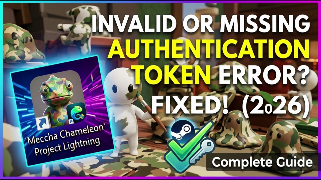 How to Fix Meccha Chameleon "Invalid or Missing Authentication Token" Error with Project Lightning (2026) | Complete Guide