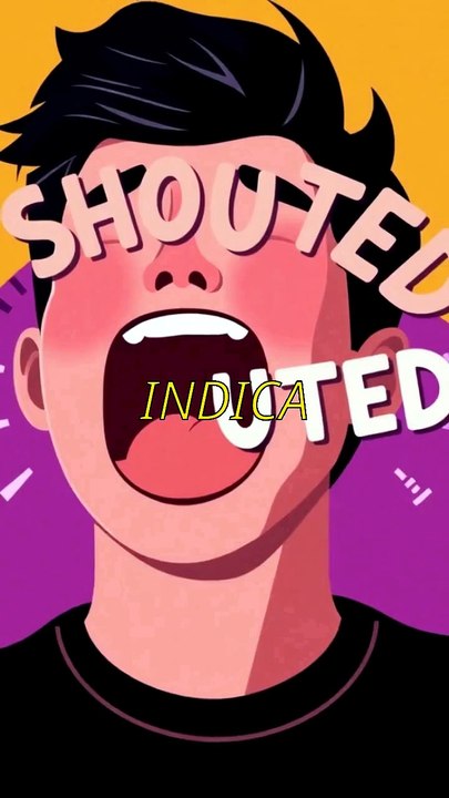 10000 palabras en inglés - Shouted ¿gritas con urgencia?