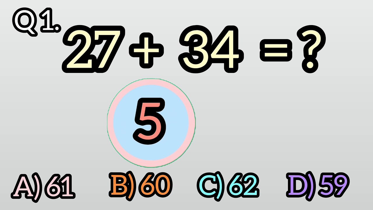 Can You Solve These 10 Math Questions? | Math Quiz Challenge - video ...