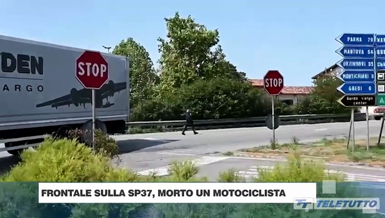 Video News - Frontale sulla Sp37, morto un mnotociclista