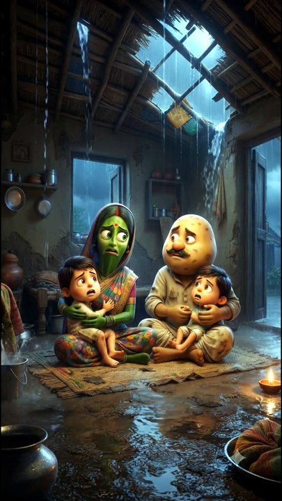 Aalu aur bhindi hue pareshan sabjiyon Ke duniya cartoon