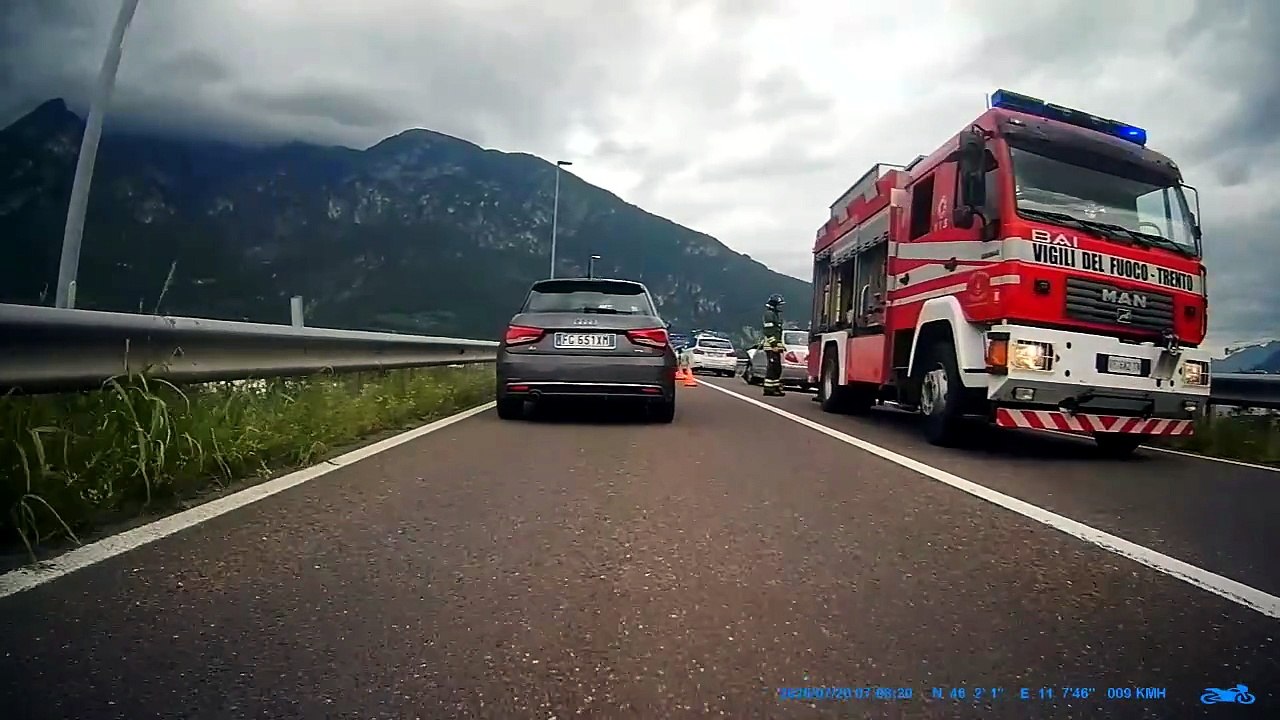 autoroute payante moto Trento Italie