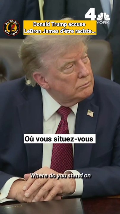 Donald Trump accuse LeBron James d’être raciste…  parce qu’il ne l’aime pas