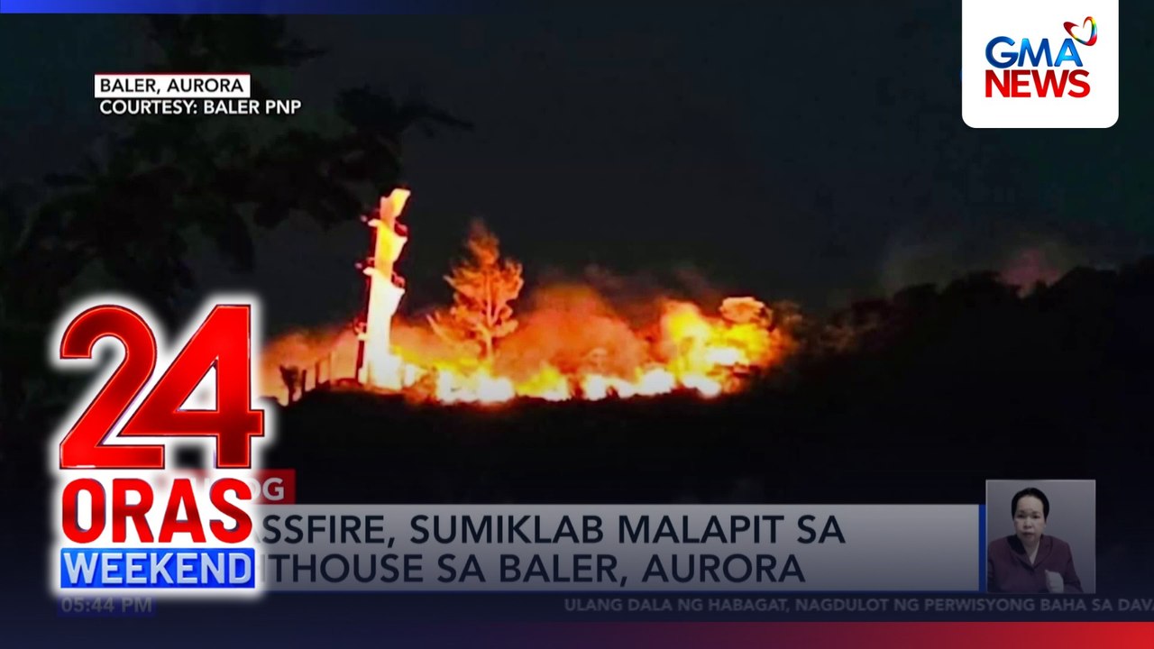 Grassfire, sumiklab malapit sa lighthouse sa Baler, Aurora | 24 Oras Weekend | 24 Oras Weekend