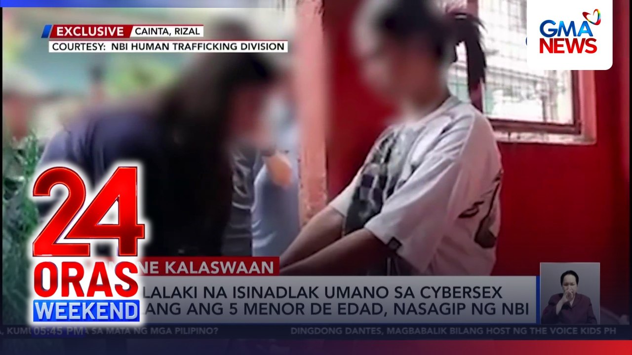 9 kabilang ang 5 menor de edad na isinadlak umano sa cybersex, nasagip ng NBI | 24 Oras Weekend