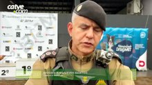 Cães policiais participam de campeonato de faro em Cascavel
